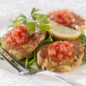 Crabcakes with Watermelon